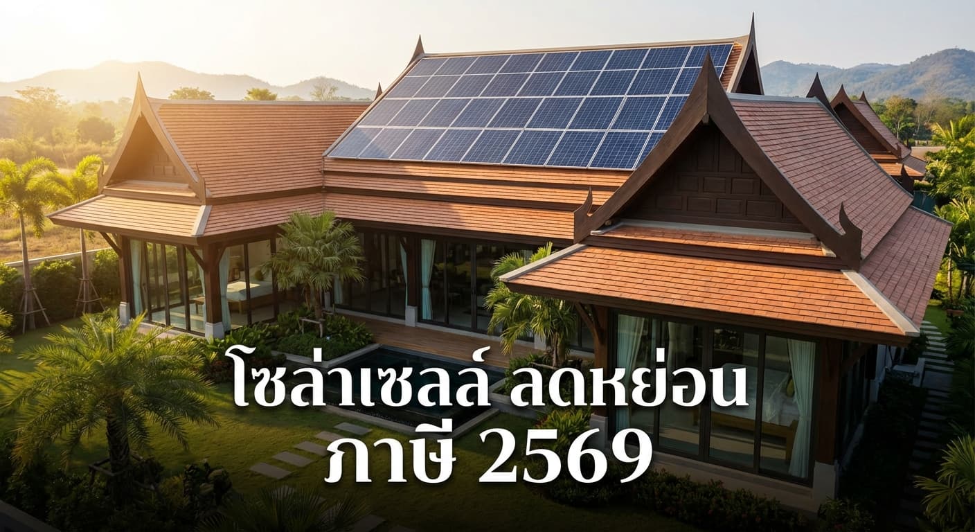 โซล่าเซลล์ ลดหย่อน ภาษี 2569 ติดตั้งกับ เอนีเทค นครราชสีมา คุ้มค่าและประหยัดจริง